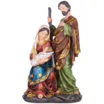 Dekoráció MagicHome Karácsony, Szent Család, polirezin, 25 cm