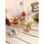Füzér MagicHome Karácsonyi Gömb, 20x meleg fehér LED, gömbökkel, 2xAA, folyamatos világítás, világít