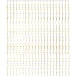 Fényfüggöny, MagicHome Vianoce, 160 LED, 1,5 x 2 m, melegfehér, IP44 kültéri, 8 fényprogram, időzítő és memória, 5 m tápkábel