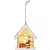 Dekoráció MagicHome Karácsony, Mikulás házikóban, LED, függő, 9x3x10,4 cm