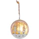 Dekoráció MagicHome Karácsony, szarvas gömbben, LED, függő, MDF, 8,5x2x8,5 cm
