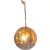 Dekoráció MagicHome Karácsony, hóember gömbben, LED, függő, MDF, 8,5x2x8,5 cm