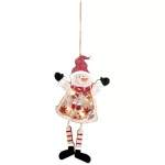 Dekoráció MagicHome Karácsony, hóember, LED, függő, MDF, 12,5x2x23,5 cm