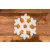 MagicHome karácsonyi hópehely, 20 LED, melegfehér, 2x AA + időzítő, 43 cm