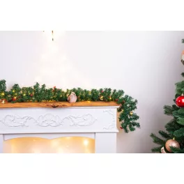   MagicHome karácsonyi füzér, 50 LED, melegfehér, 3x AA, 8 funkció, 2.7 m