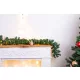 MagicHome karácsonyi füzér, 50 LED, melegfehér, 3x AA, 8 funkció, 2.7 m