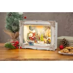 Dísz MagicHome karácsonyi, Karácsonyi kép, LED, 3D, 3xAA, beltéri, 28,5x8,2x21,2 cm