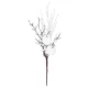 Ág MagicHome Karácsony, bogyókkal és almákkal, fehér, 32 cm