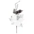 Ág MagicHome Karácsony, mikulásvirág virággal, fehér, 34 cm