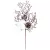 Ág MagicHome Karácsony, pamuttal és tobozzal, 30 cm