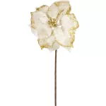 Virág MagicHome, Karácsonyi Mikulásvirág, fehér, szár, 38 cm, virágméret: 24 cm
