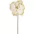 Virág MagicHome, Karácsonyi Mikulásvirág, fehér, szár, 38 cm, virágméret: 24 cm