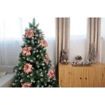 Virág MagicHome, Karácsonyi Mikulásvirág, rózsaszín, szár, 38 cm, virágméret: 24 cm