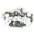 MagicHome karácsonyi koszorú, adventi, fehér, 25 cm