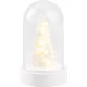 Dekoráció MagicHome Karácsony, fehér fácska kupolában, LED, meleg fehér, beltéri, 5,5x9 cm
