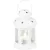 Lámpás MagicHome Karácsonyi, fehér, meleg fehér LED gyertyával, 10x15/20 cm, mozgó láng