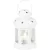 Lámpás MagicHome Karácsonyi, fehér, meleg fehér LED gyertyával, 10x15/20 cm, mozgó láng