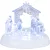 MagicHome karácsonyi dekoráció, Betlehem, 7 LED, akril, 19,5 x 14 x 17,5 cm