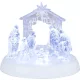 MagicHome karácsonyi dekoráció, Betlehem, 7 LED, akril, 19,5 x 14 x 17,5 cm