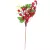Ág MagicHome Karácsony, bogyókkal és levelekkel, piros, 32 cm