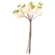 Ág MagicHome Karácsony, csipkebogyók, fehér, 13 cm