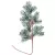 Ág MagicHome Karácsony, természetes, tobozokkal, havas, 63 cm