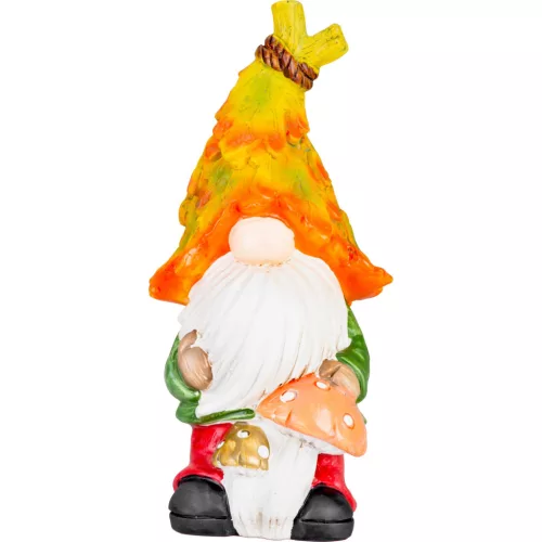 Dekoráció MagicHome Nature, Törpe gombákkal, polirezin, 10x8x19,3 cm