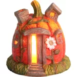 Dekoráció MagicHome Nature, Házikó tök, terrakotta, 16,2x15x15,5 cm