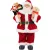 MagicHome karácsonyi dekoráció, Mikulás ajándékokkal és macival, piros, 30 cm