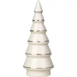 Dekoráció MagicHome, Fácska, fehér, porcelán, 4,5x4,5x11,2 cm