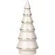 Dekoráció MagicHome, Fácska, fehér, porcelán, 4,5x4,5x11,2 cm