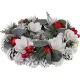 Koszorú MagicHome Vianoce, természetes, fehér, adventi, 30 cm