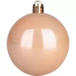 Gömbök MagicHome Karácsony, 12 db, rózsaarany, karácsonyfára, 6 cm