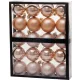 Gömbök MagicHome Karácsony, 20 db, rózsaarany, karácsonyfára, 5 cm
