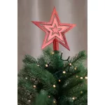 Dísz MagicHome, csillag, piros, 1 db, 20 cm, karácsonyfára, Karácsonyra