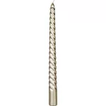 Gyertya MagicHome, karácsonyi, 25 cm, csomag 4 db, pezsgő, spirális, csavart