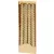 Gyertya MagicHome, karácsonyi, 25 cm, csomag 4 db, arany, spirális, csavart0500000079669