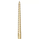 Gyertya MagicHome, karácsonyi, 25 cm, csomag 4 db, arany, spirális, csavart0500000079669