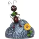 Kerti dekoráció, MagicHome Mecco, hangya sziklán, barna, 24 x 15 x 30 cm, fém