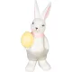 Dísz MagicHome, Nyuszi tojással, húsvéti, 6,3x6,5x14,9 cm