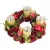 Koszorú MagicHome, karácsonyi, adventi, piros, 30 cm