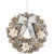 Koszorú MagicHome, karácsonyi, függő, természetes, masnival, 30 cm