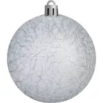 Gömbök MagicHome Karácsony, 6 db, fehér, karácsonyfára, 8 cm