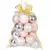 Gömbök MagicHome Karácsony, készlet, 20 db, rózsaszín, vegyes, karácsonyfára, 6 cm