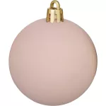 Gömbök MagicHome Karácsony, készlet, 20 db, rózsaszín, vegyes, karácsonyfára, 6 cm