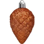 Díszek MagicHome karácsonyi, Szett, 20 db, réz-arany, vegyes, karácsonyfára