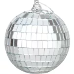 Gömbök MagicHome Karácsony, 4 db, karácsonyfára, diszkógömbök, 8 cm
