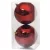 Gömbök MagicHome Karácsony, 2 db, bordó, karácsonyfára, 12 cm