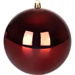 Gömbök MagicHome Karácsony, 2 db, bordó, karácsonyfára, 12 cm