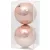 Gömbök MagicHome Karácsony, 2 db, rózsaszín, karácsonyfára, 12 cm